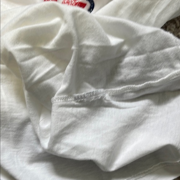 Genuine Merchandise White and Red Fitted T-Shirt - Picture 4 of 4